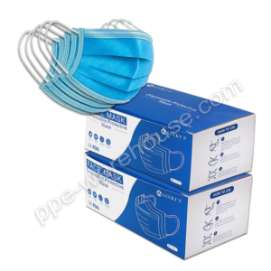 Pack of 1000 Blue Masks 3 Ply Type CE Certified Type IIR