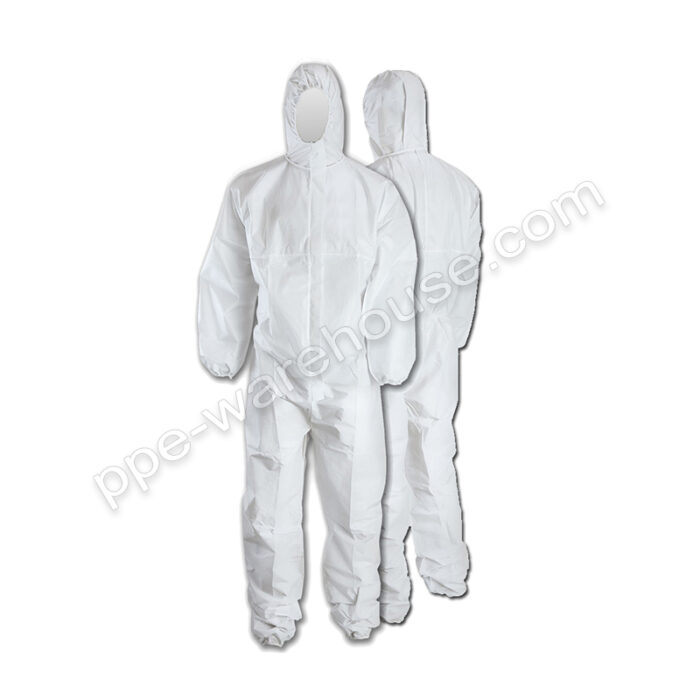 20 X Coverall Hooded Overalls Type 5 Disposable Isolation