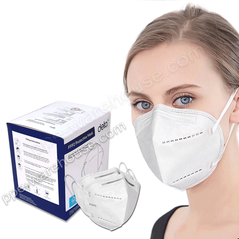 100 X Masks FFP2 KN95 Respiratory Face Masks CE
