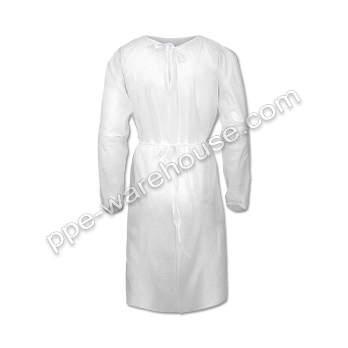 10 X Surgical Gown Polythene Latex Free EN14126 EU2016/425